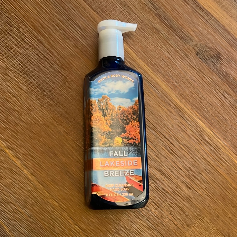 BNWOT Discontinued B&BW Fall Lakeside Breeze Deep Cleansing hand soap